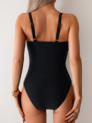 Ocevara Ocevara - Women's One Piece Swimsuit Sexy Mesh Sheer Tummy Control Bathing Suit Cross Twist - image 6