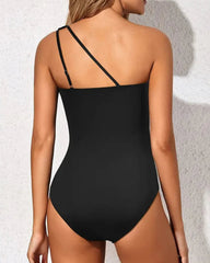 Ocevara Ocevara - One Shoulder One Piece Swimsuit for Women Tummy Control Bathing Suits - image 10