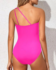 Ocevara Ocevara - One Shoulder One Piece Swimsuit for Women Tummy Control Bathing Suits - image 10