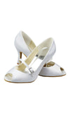 Comfortable Handmade Peep Toe Women Shoes S8