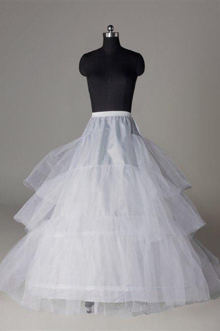 Tulle Wedding Petticoats Accessories White Floor Length OKP4