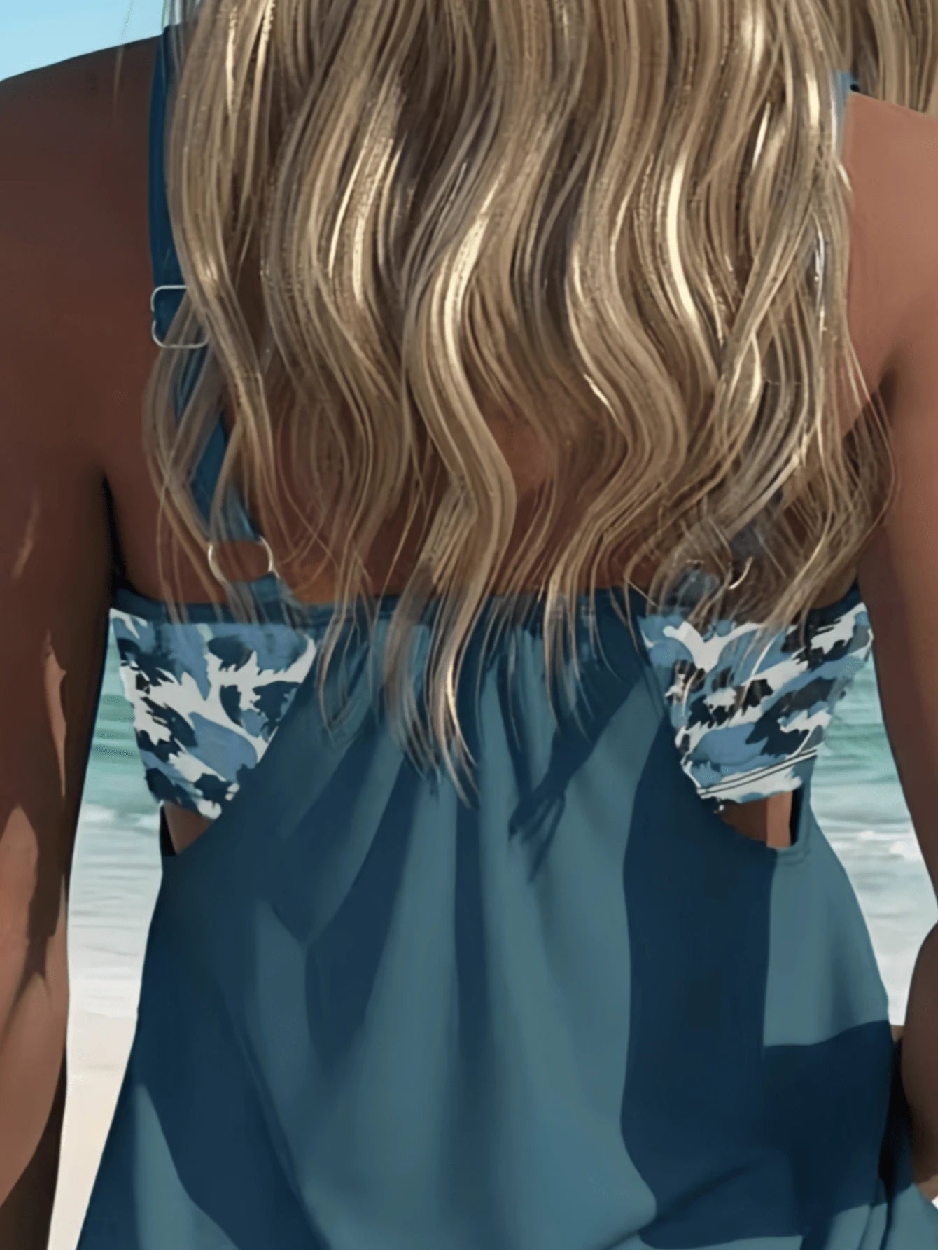 Printed Two-Piece Swimwear Set