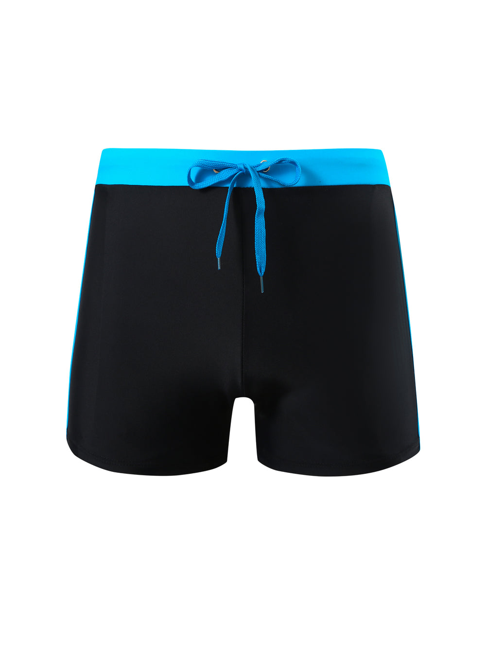 Men's Slim Fit Drawstring Square-Leg Swim Trunks