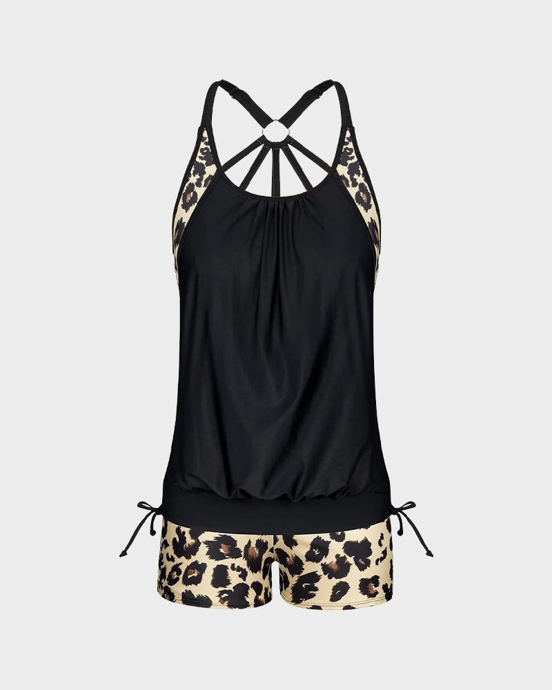 Ocevara - Flattering Two-Piece Tankini Swimsuit