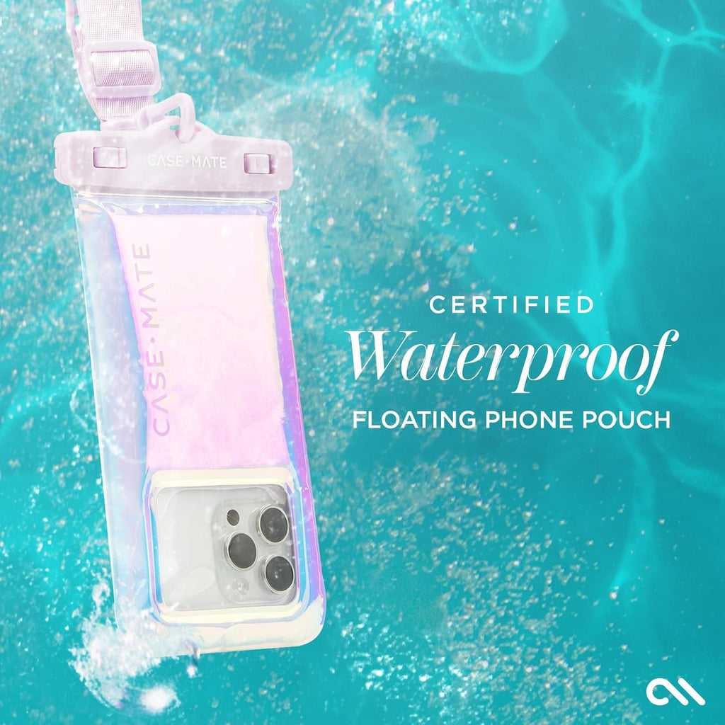 IP68 Waterproof Phone Pouch - Floating Waterproof Phone Case w/Crossbody Lanyard - Cruise Ship Travel Essentials - Compatible w/All Devices - Touchscreen Friendly