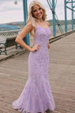 Mermaid Lace Prom Dress Long Formal Evening Dress Dance Dress School Party Gown OK1638