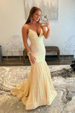 Shiny Sequins V Neck Mermaid Long Prom Dresses, Formal Graduation Evening Dresses OK1911