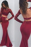 2 Pieces Backless Sexy Long Prom Dress For Women New OK136