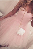 Custom Made Simple Short Pink Cute Sweetheart Homecoming Dress K237