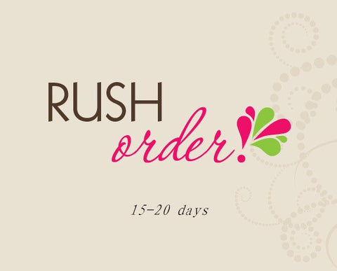 Extra Cost Of Rush Order Extra Cost Of Rush Order