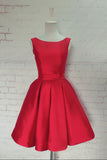 Simple Homecoming Dress,Short Homecoming Dress,Red Homecoming Dresses,A Line Homecoming Dress,Red Prom Dress,Mini Prom Dress,Sweet 16 Dresses